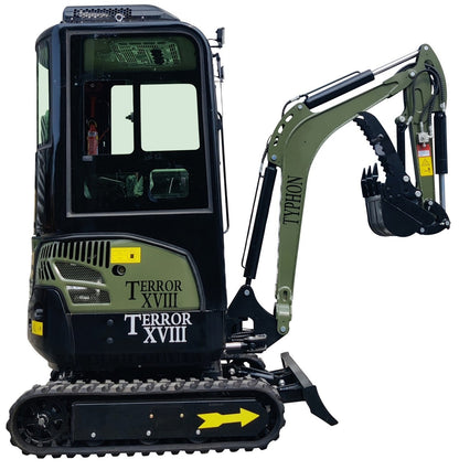 2026 New Arrival 2 Ton Mini Excavator TERROR XVIII Small Digger, KUBOTA D902