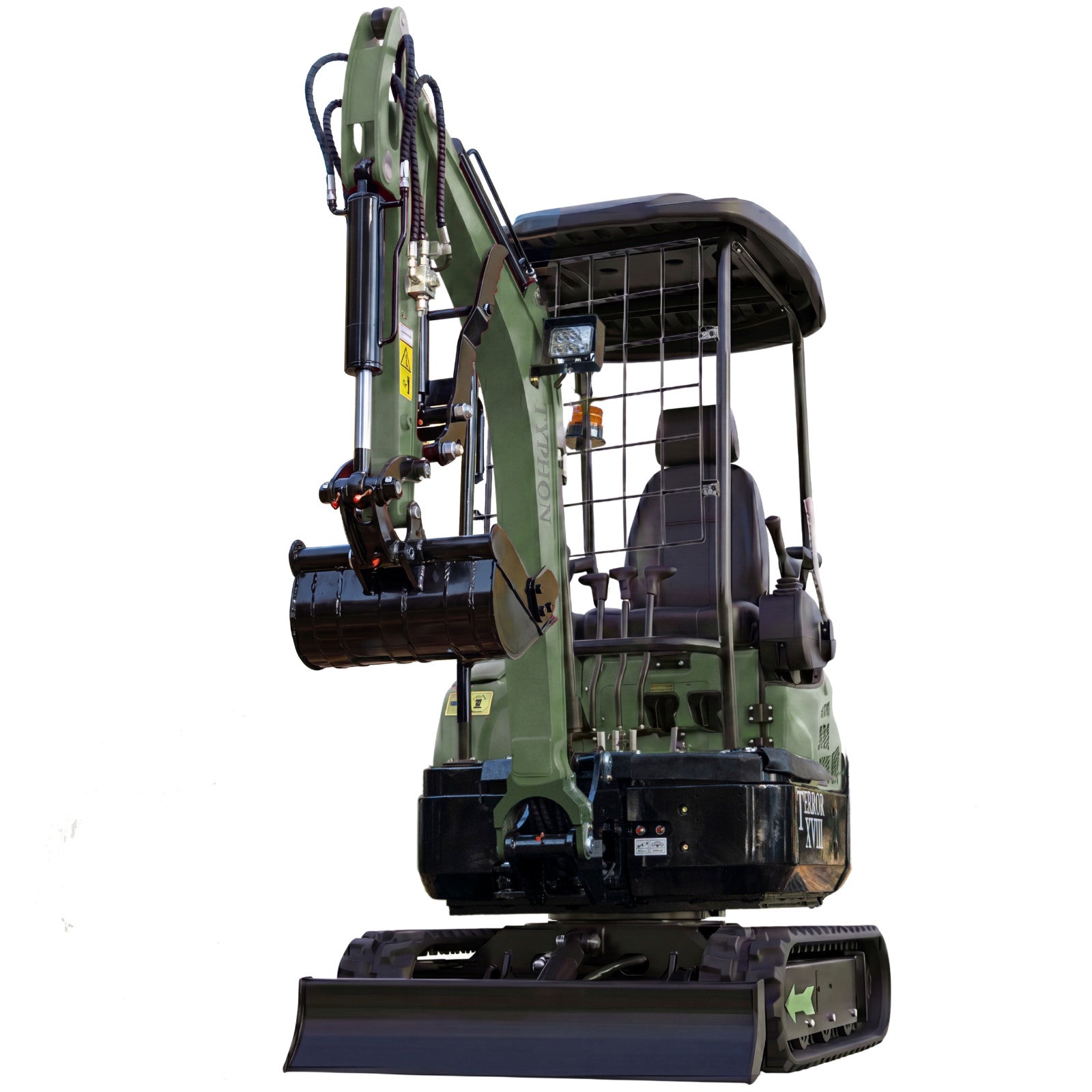 KUBOTA D902 Diesel 4,000 lbs TERROR XVIII Mini Hydraulic Excavator USA STOCK