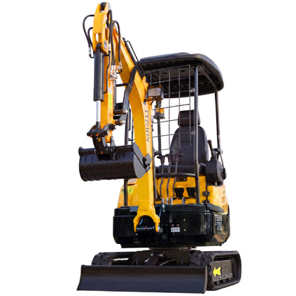 4,000 lbs Terror XVIII Mini Excavator, EPA KUBOTA D902 Engine Micro DIgger USA