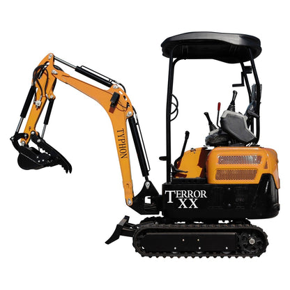2026 TYPHON Terror XX 2 Ton Mini Excavator EPA certified USA KUBOTA Diesel D902
